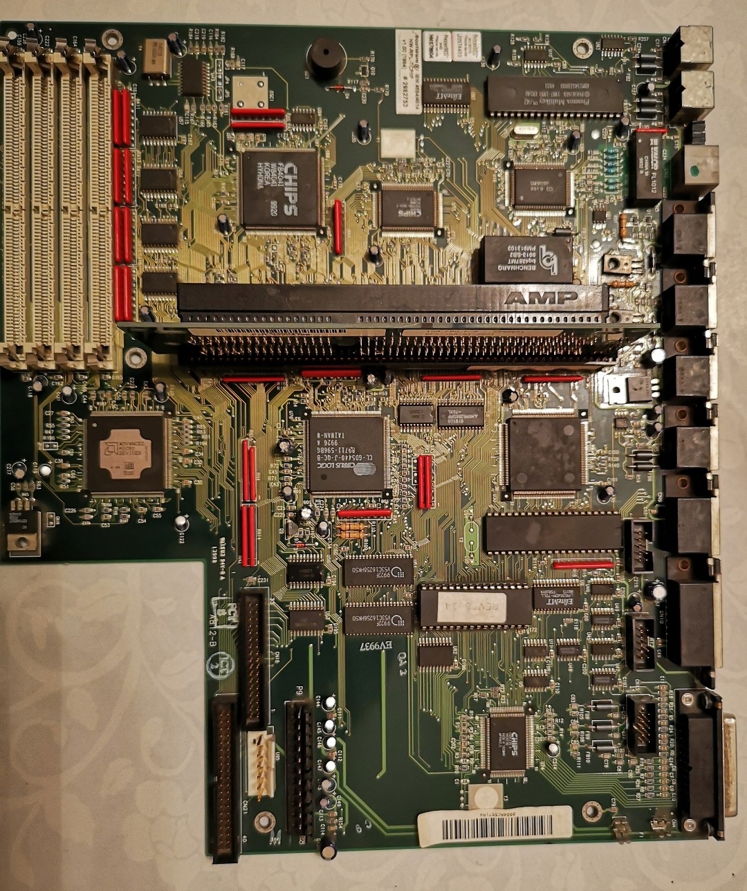 IBM A812-B. Płyta z Procesorem AM486DX5-133W16BHC