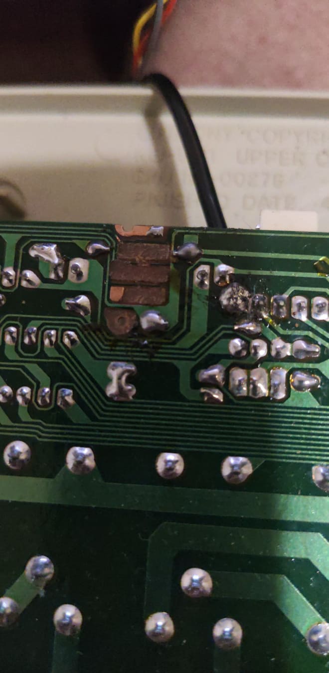 PCB klawiatury Chicony KB-5191 - brak przełącznika XT/AT