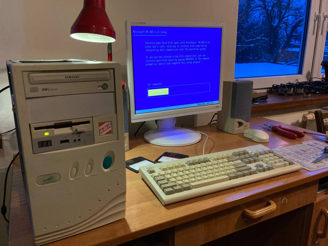 286 i instalacja MS-DOS 6.22