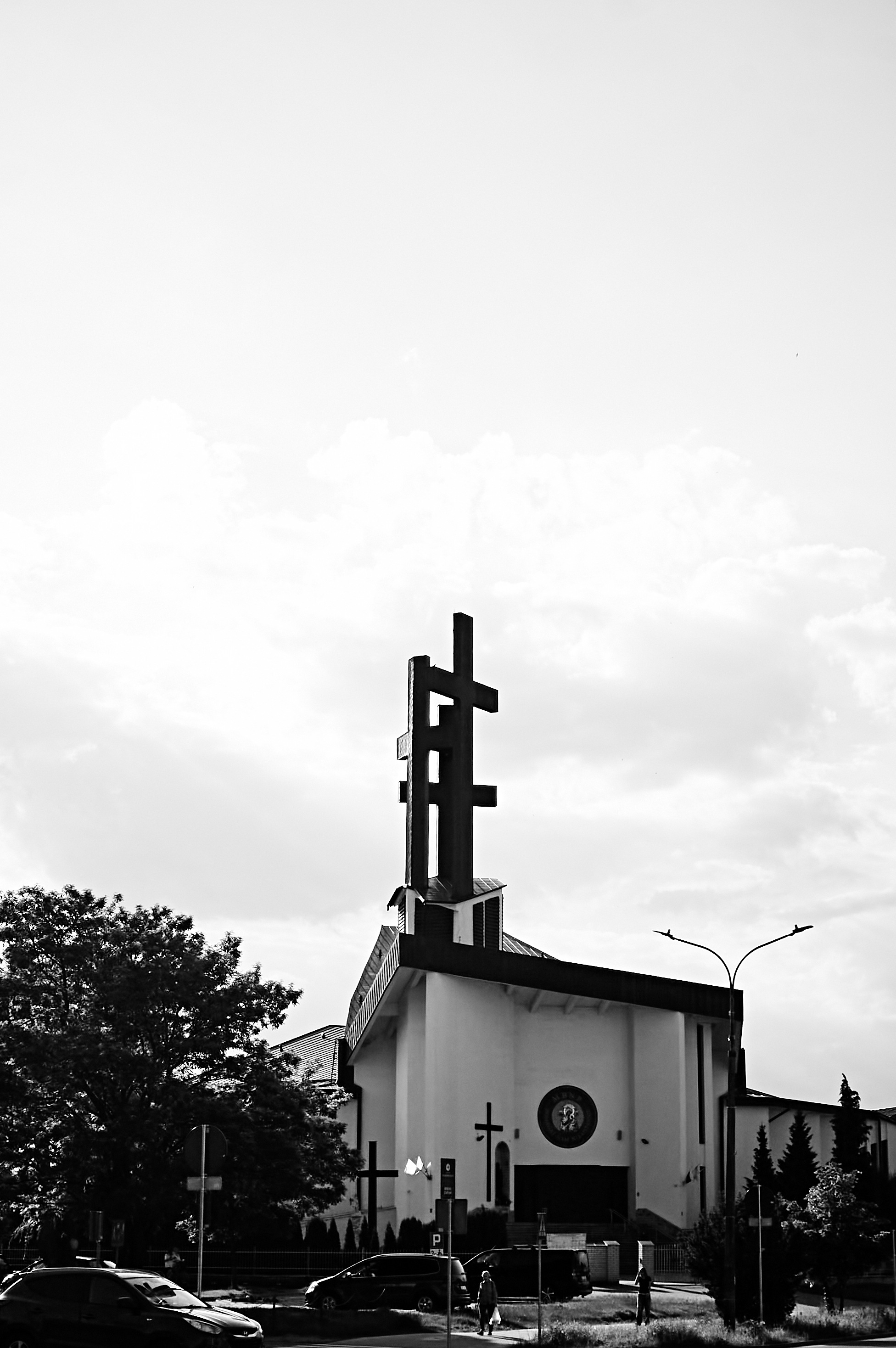 Kościół MBNP w Radzyniu Podlaskim w Monochromie