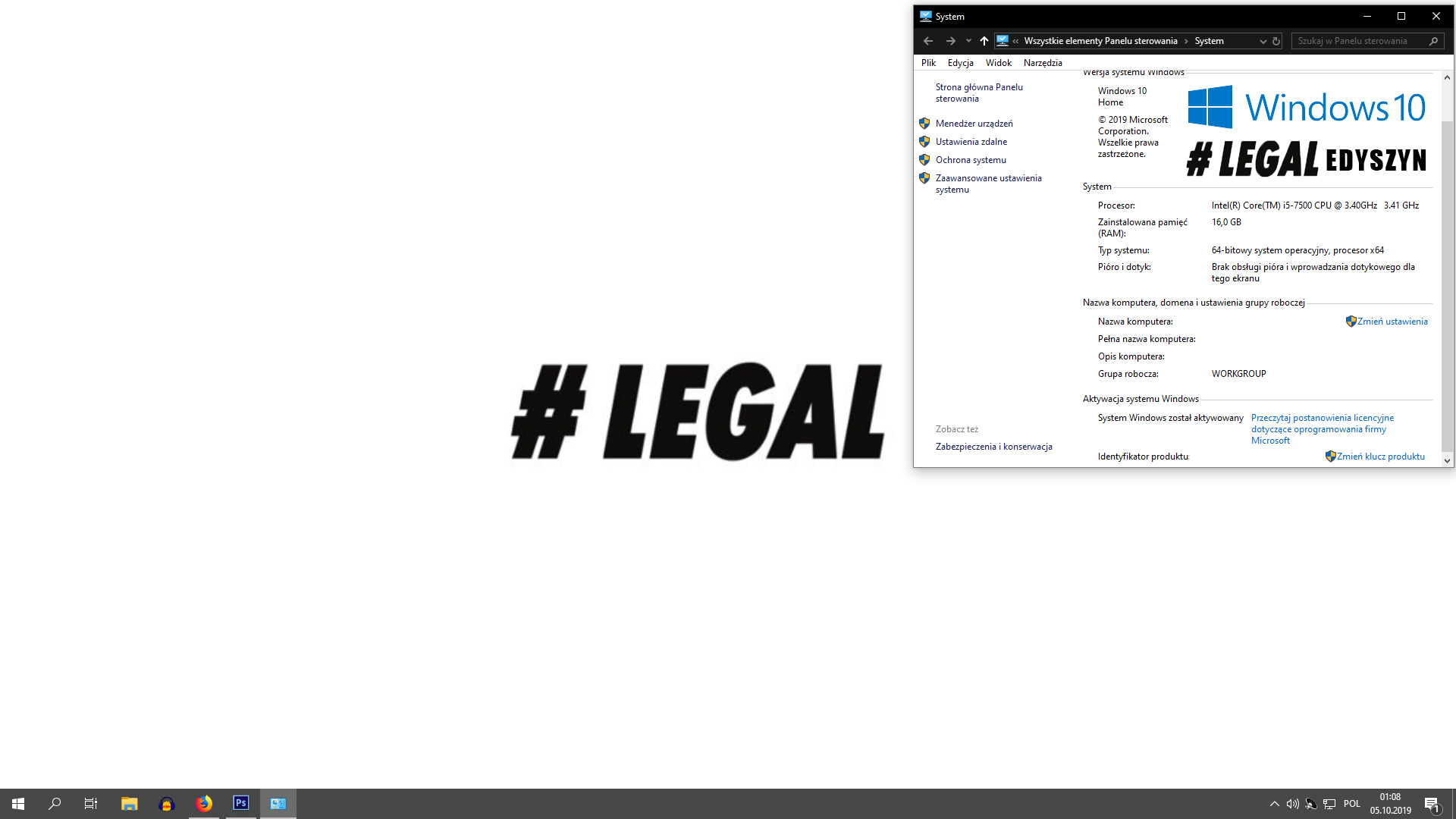 Legalny Windows